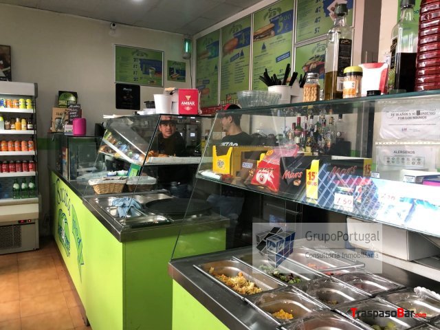 Traspaso Cafeteria sin Salida de Humos en Calle Or