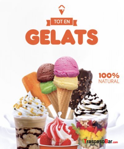 Se traspasa Heladeria por jubilación