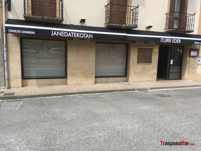 TRASPASO DE BAR-RESTAURANTE EN ETXARRI ARANATZ