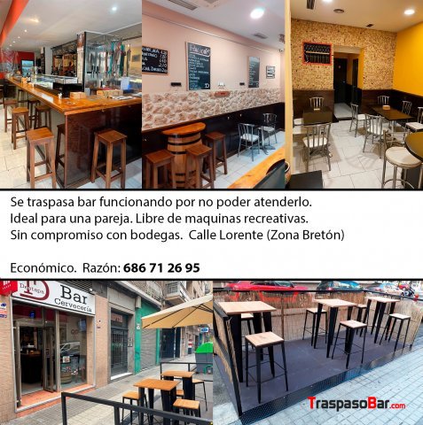 Traspaso de bar