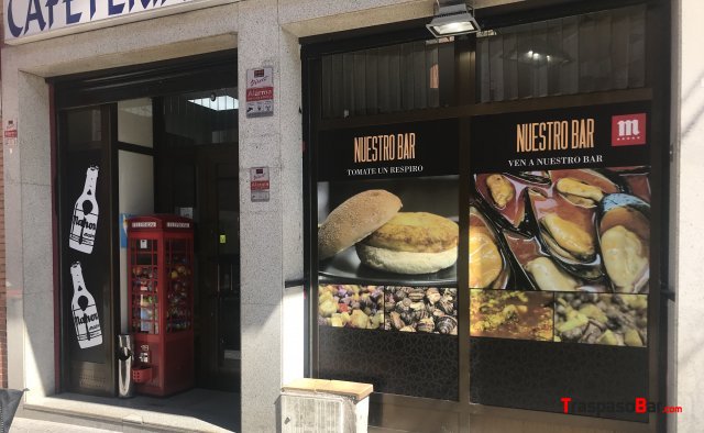 Traspaso bar de tercera con cocina