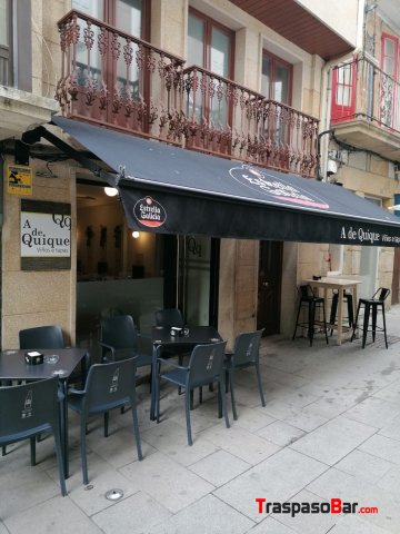 Traspaso de tapería en Cangas