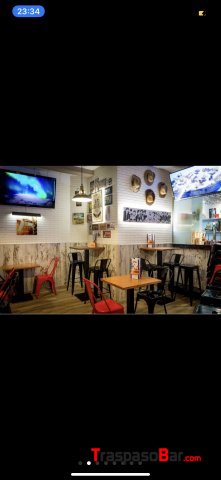 Traspaso o alquiler restaurante americano. Domicil