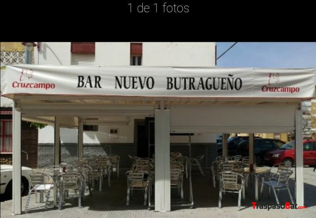 Se traspasa Bar Nuevo Butragueño 